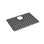 Tapis de silicone Bacia 25 po Noir onyx