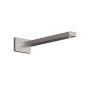 Bras de douche mural 90° avec garniture carrée Kareo 16 po Nickel pur PVS