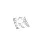 Grille de fond en acier inoxydable pour évier de bar Bacia 15 po cuve simple