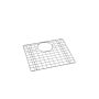 Large grille de fond en acier inoxydable pour évier de Bacia 33 po 70/30 cuve double