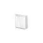 Niche de douche avec porte 12 po x 12 po blanc lustré