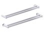 barre à serviette double 24 po PORTO 137242 chrome poli