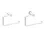 anneau porte-serviette PORTO 137463 chrome poli