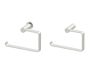 anneau porte-serviette (gauche) PORTO 137463L nickel brossé