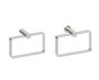 Square anneau porte-serviette PORTO 137464 nickel brossé