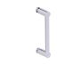 8 po poignée simple pour porte de douche en verre PORTO 1377508 chrome poli