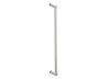 24 po poignée simple pour porte de douche en verre PORTO 1377524 nickel brossé