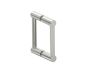 6 po poignée double pour porte de douche en verre PORTO 1377806 nickel brossé