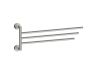 18 po barre à serviette triple pivotante OSLO 144111 nickel brossé