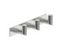 Triple Prong crochet à peignoir Deep OSLO 144134-3 nickel poli
