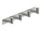 Quadruple Prong crochet à peignoir Deep OSLO 144134-4 nickel brossé