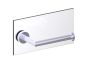simple porte-papier hygiénique traversant pour verre OSLO 144151TG chrome poli