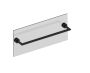 barre à serviette 18 po traversant pour verre OSLO 144180TG noir mat