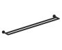barre à serviette double 30 po OSLO 144302 noir mat