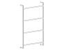 18 po Towel Ladder OSLO 144450 nickel poli