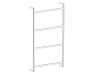 18 po Towel Ladder OSLO 144450 chrome poli