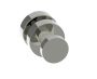 poignée simple pour porte de douche OSLO 1447501 nickel poli