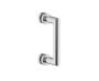 6 po poignée de porte de douche OSLO 1447506 nickel poli