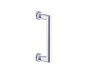 8 po poignée de porte de douche OSLO 1447508 chrome poli