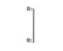 12 po poignée de porte de douche OSLO 1447512 nickel brossé