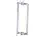 poignée double pour porte de douche 18 po OSLO 1447818 chrome poli