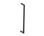 18 po poignée simple pour porte de douche SEVILLE 1887518 noir mat