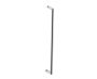 24 po poignée simple pour porte de douche SEVILLE 1887524 nickel brossé