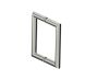 poignée double pour porte de douche 6 po SEVILLE 1887806 nickel brossé