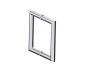 poignée double pour porte de douche 6 po SEVILLE 1887806 chrome poli