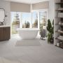 Baignoire autoportante Arta 5931 blanche en acrylique avec drain central
