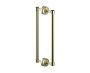 poignée double pour porte de douche 12 po WINDSOR 2247812 laiton non laqué