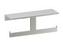 Shelf with porte-papier hygiénique BERLIN 232159-2 nickel poli