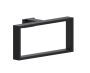 Rectangluar anneau porte-serviette BERLIN 232464 noir mat
