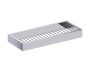 montage muraled Large panier porte-savon BERLIN 232603 nickel poli