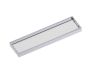 21 po tablette en verre BERLIN 232671 chrome poli