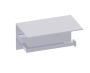 porte-papier hygiénique avec tablette LONDON 248159 chrome poli