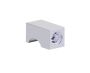poignée simple pour porte de douche (Knob Only) LONDON 2487503 chrome poli