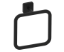 Square anneau porte-serviette MILAN 254464 noir mat
