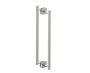poignée double pour porte de douche 18 po MILAN 2547818 nickel poli