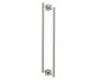 poignée double pour porte de douche 24 po MILAN 2547824 nickel poli