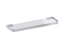 tablette en verre COLOGNE 255671 nickel brossé