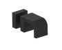 poignée simple pour porte de douche COLOGNE 2557501 noir mat