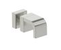 poignée simple pour porte de douche COLOGNE 2557501 nickel brossé