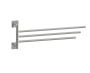 16 po porte-serviettes triple pivotant MADRID 262111 nickel poli