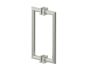poignée double pour porte de douche 12 po MADRID 2627812 nickel brossé