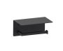 porte-papier hygiénique avec tablette BUILDERS 266159 noir mat