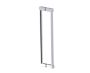 poignée double pour porte de douche 18 po LISBON 2777818 chrome poli