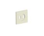 Square Small Rosette LISBON 277SQSM nickel poli
