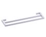 barre à serviette double 24 po MUNICH 288242 chrome poli