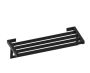 tablette porte-serviettes with 24 po barre à serviette MUNICH 288442 noir mat